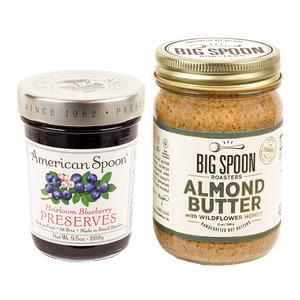 May Featured AB&J -Almond Butter + American Spoon Heirloom Blueberry Preserves