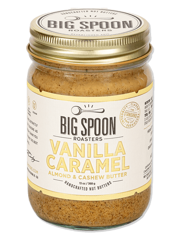 Vanilla Caramel Almond & Cashew Butter 13 oz jar