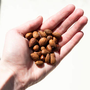 A handful of almonds