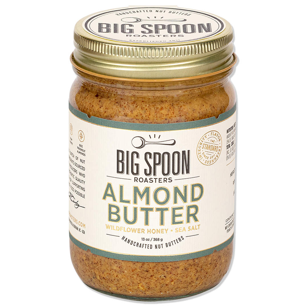 Almond Butter 13oz jar front