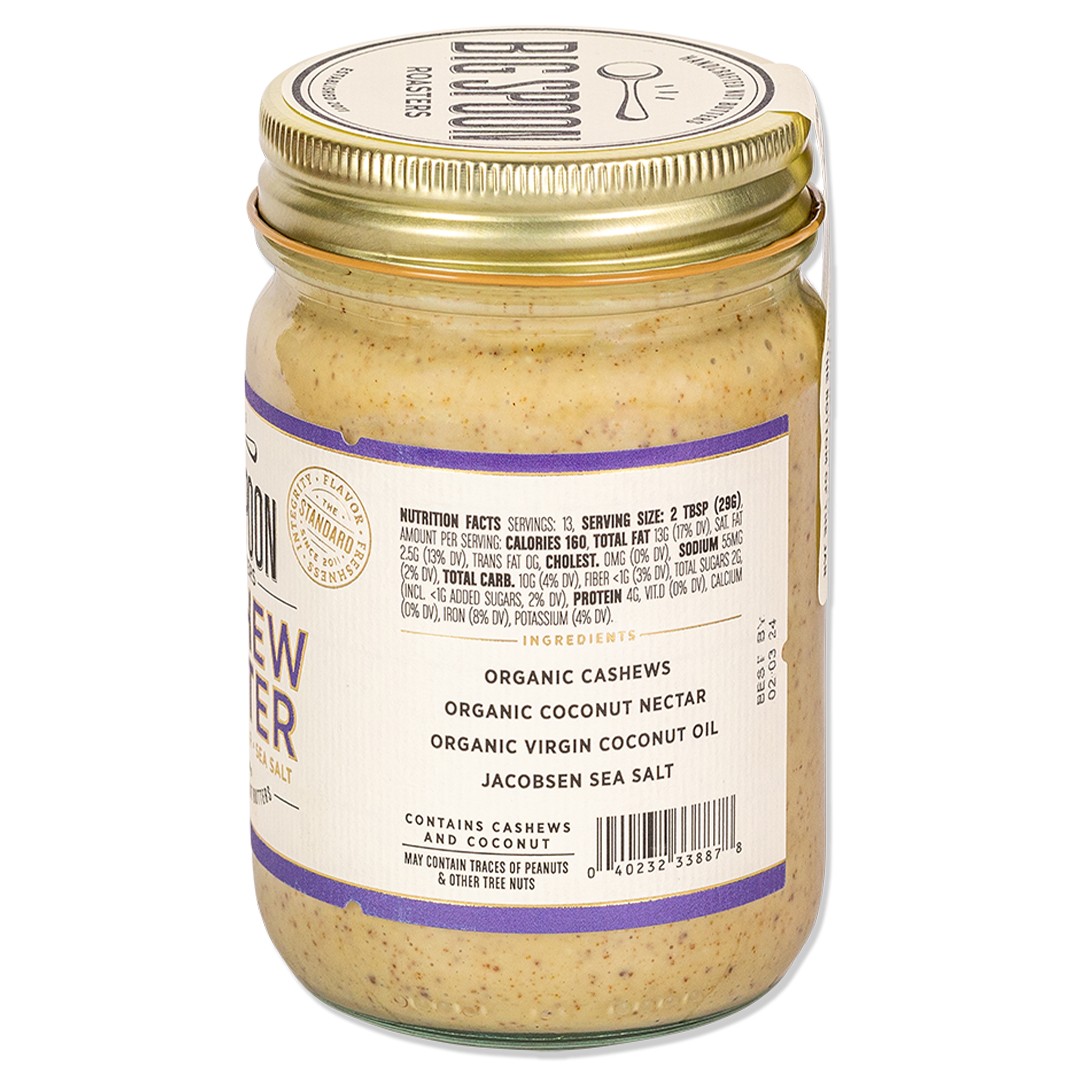 coconut palm nectar nutrition facts Cashew Butter with Coconut Nectar, Handcrafted Nut Butter, 3oz, Gluten Free, Vegan, No Refined Sugar