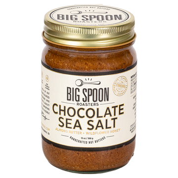 jar of Chocolate Sea Salt Almond Butter 