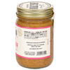 side of jar of Fiji Ginger Almond Butter showing nutrition facts and ingredients