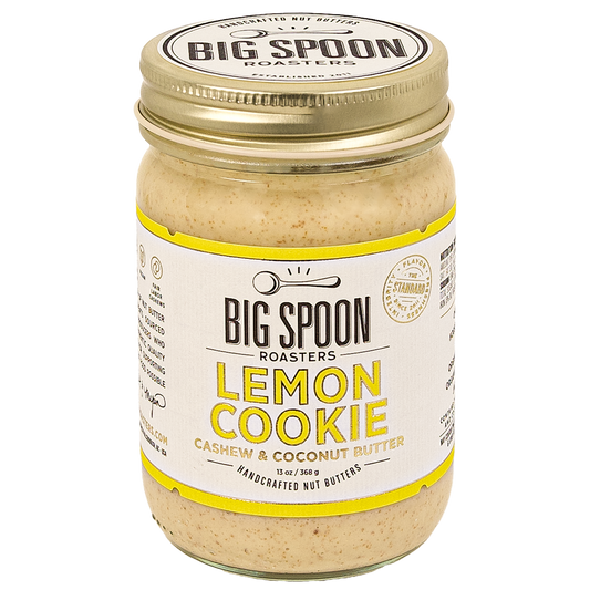 jar of Lemon Cookie Cashew & Coconut Butter