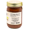 Jar of Pistachio Brownie Almond Butter showing ingredients and nutrition info