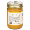 side of jar of Peanut Butter with Wildflower Honey