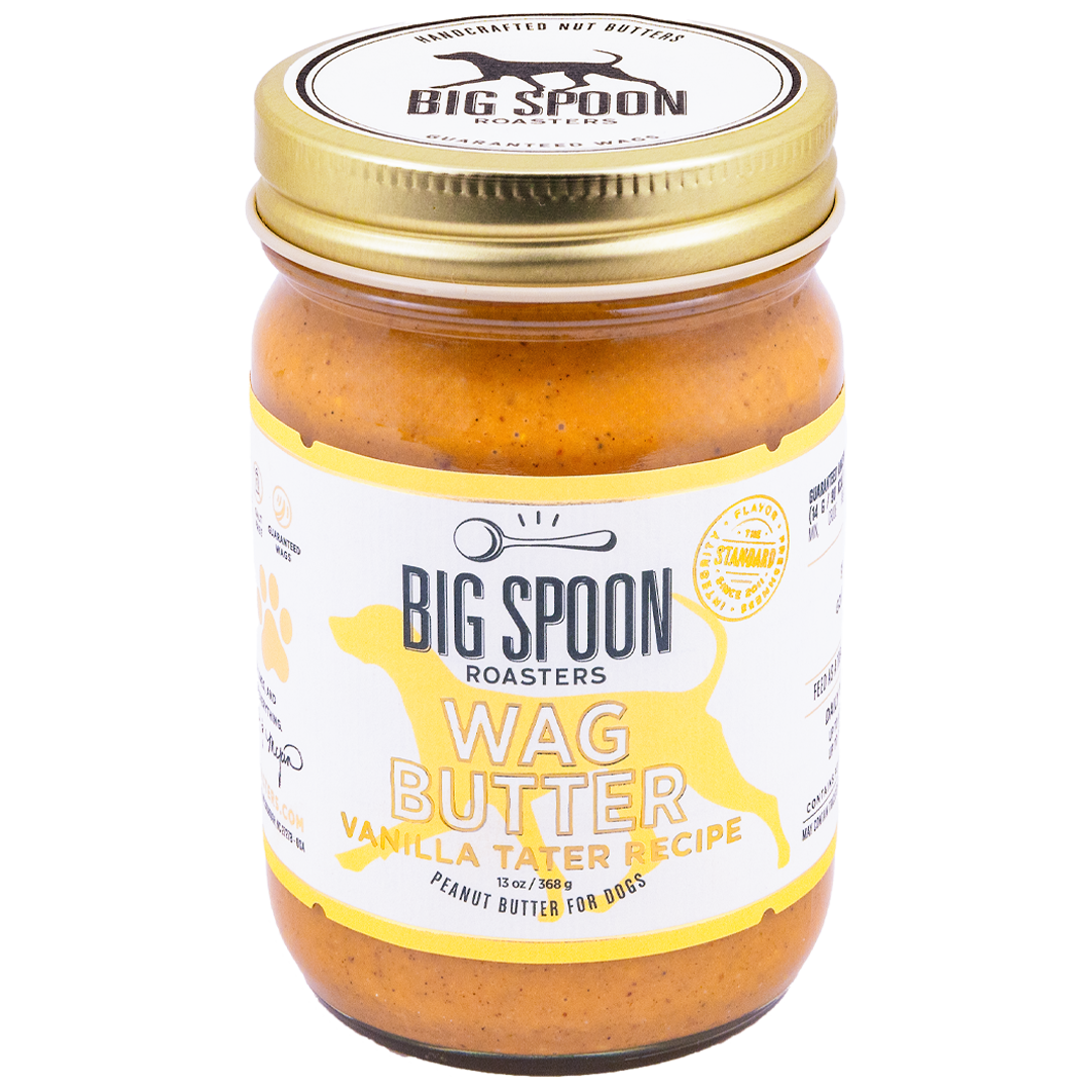 Jar of Big Spoon Roasters Vanilla Tater Wag Butter