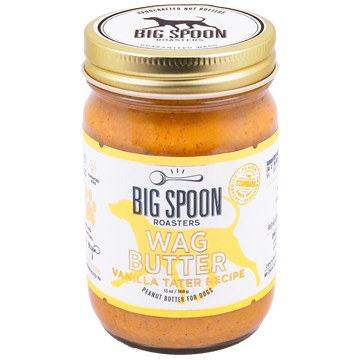 Jar of Big Spoon Roasters Vanilla Tater Wag Butter