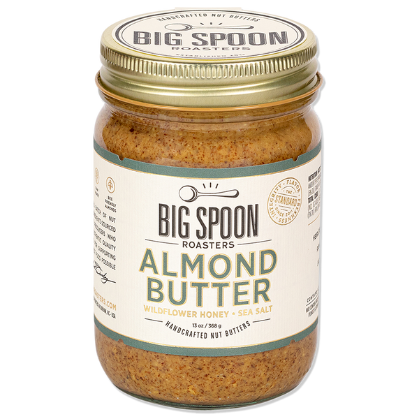 Almond Butter with Wildflower Honey - Handcrafted Nut Butter – Big