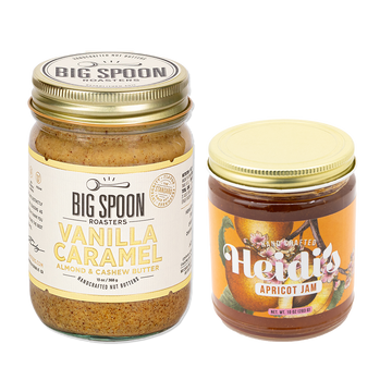MAR/APR Featured AB&J - Vanilla Caramel + Heidi's Jam Factory Apricot Jam