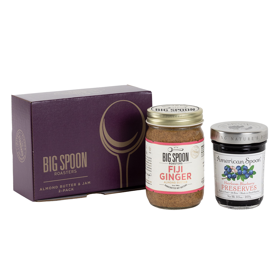 JUL/AUG Featured AB&J - Fiji Ginger + American Spoon Heirloom BlueberryPreserves