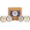 3oz mini Winter Mix Variety pack box and four nut butters