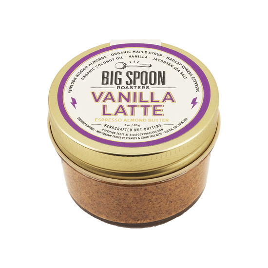 3oz jar of Vanilla Latte Almond Butter