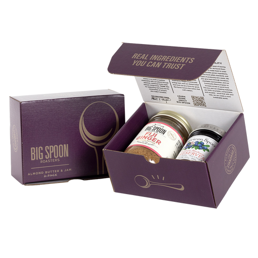 JUL/AUG Featured AB&J - Fiji Ginger + American Spoon Heirloom BlueberryPreserves