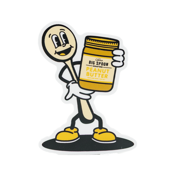 Big Spoon Roasters Peanut Butter Mascot Sticker