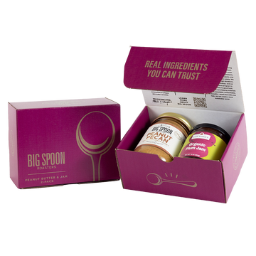SEP/OCT Featured PB&J - Peanut Pecan + Clif Family Organic Plum Jam