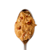 Bourbon Pecan Peanut Butter on a spoon