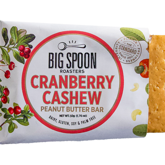 open Cranberry Cashew peanut butter bar