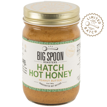 Jar of Hatch Hot Honey peanut butter