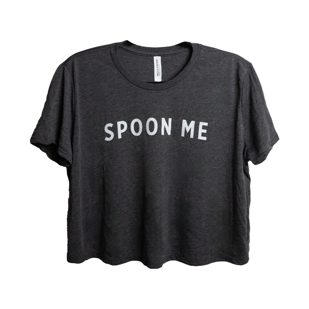 Flowy Cropped Spoon Me Tee – Big Spoon Roasters