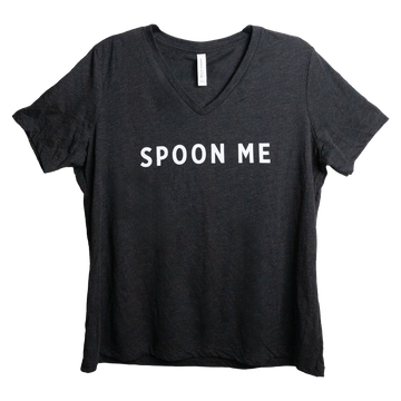 Relaxed V-Neck Spoon Me Tee