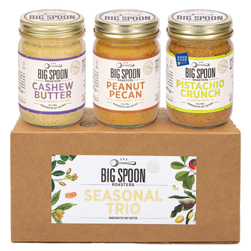 Spring/Summer Trio - Cashew Butter, Pistachio Crunch, Peanut Pecan