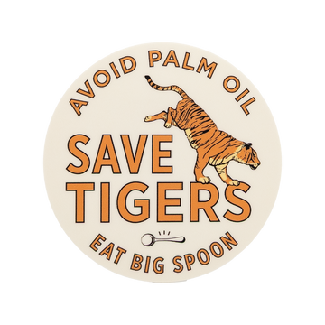 Big Spoon Roasters Save Tigers Sticker