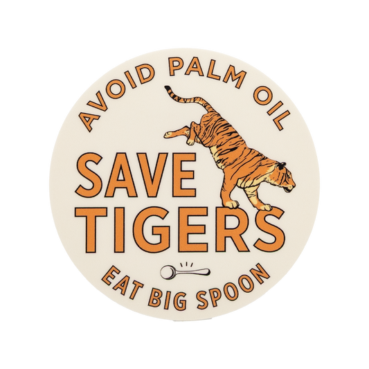 Big Spoon Roasters Save Tigers Sticker