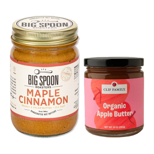 December Featured PB&J - Maple Cinnamon + Clif Family Organic Apple Butter