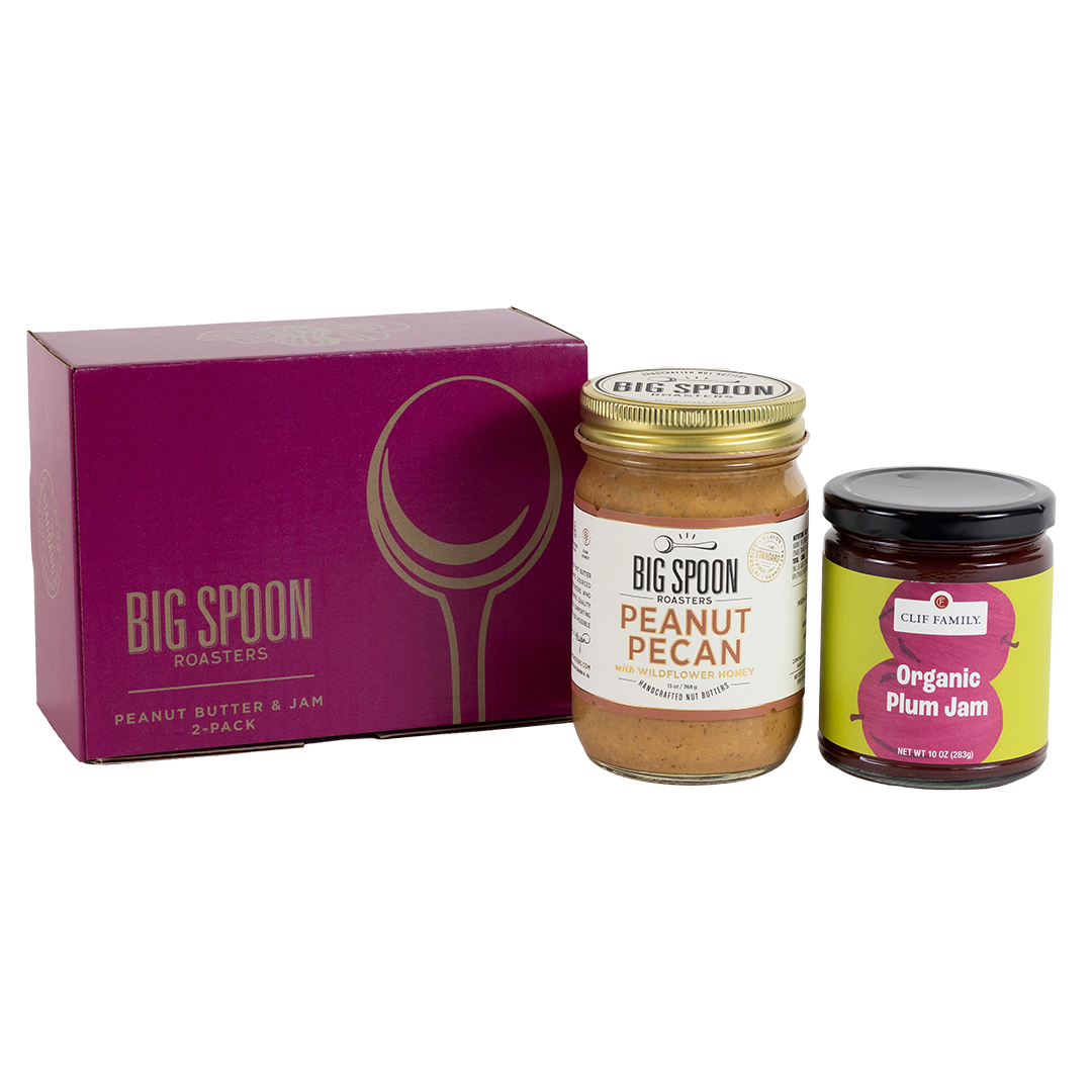 SEP/OCT Featured PB&J - Peanut Pecan + Clif Family Organic Plum Jam