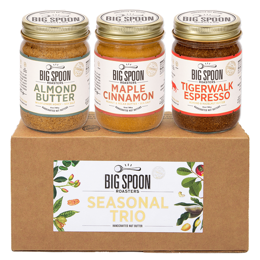 Fall/Winter Trio - Almond Butter, Maple Cinnamon, Seasonal Espresso