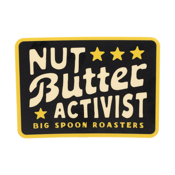 Big Spoon Roasters Nut Butter Activist Rectangle Sticker