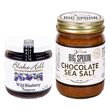 September Featured AB&J - Chocolate Sea Salt + Blake Hill Wild Blueberry