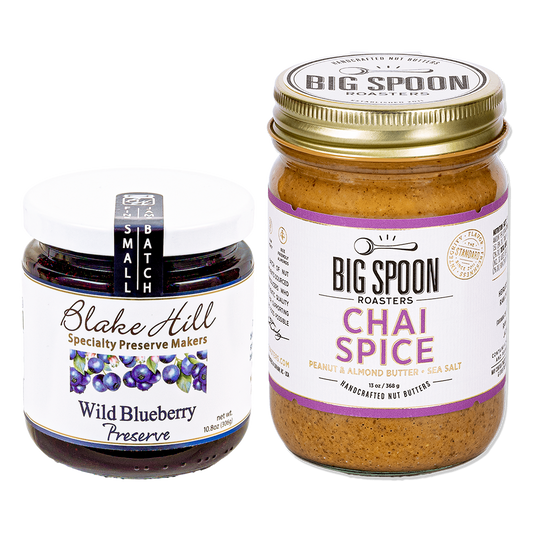 September Featured PB&J - Chai Spice + Blake Hill Wild Blueberry