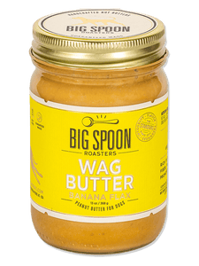 jar of Banana Flax Wag Butter