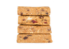 Peanut Butter bars stacked atop one another