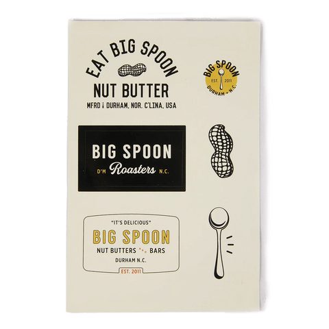 Big Spoon Roasters sticker sheet