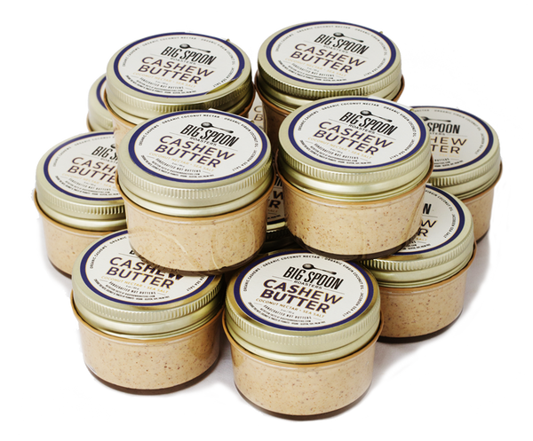 12 mini jars of Cashew Butter